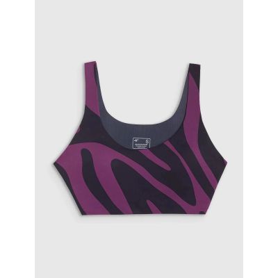 7. Biustonosz do jogi i pilatesu ze średnim wsparciem 4F 4FWSS25USBAF165-50A