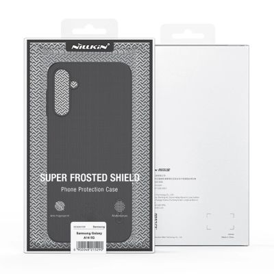 5. Nillkin Super Frosted Shield etui do Samsung Galaxy A14 5G / Galaxy A14 pokrowiec na telefon czarne