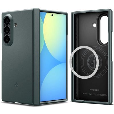 2. Etui Spigen Air Fit Pro Magsafe na Samsung Galaxy Z Fold 8 Ultra - ciemnozielone