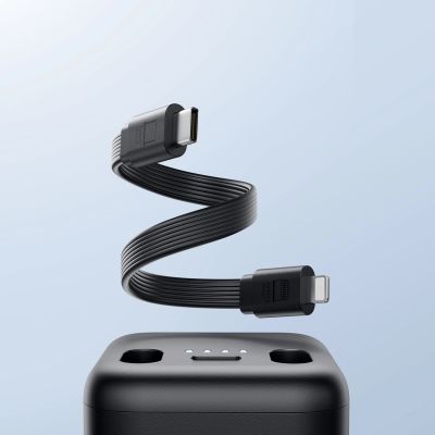 13. Powerbank Joyroom JR-W13 5000mAh bezprzewodowy do Apple Watch + USB-C i Lightning – czarny