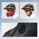 6. Kask rowerowy Rockbros TT-32006 Shark dziecięcy z odpinaną szczęką rozmiar S (48-52) - czarny