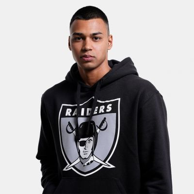 7. Bluza Mitchell & Ness Nfl Team Logo Hoody Oakland Raiders M HDSSINTL1052-ORABLCK