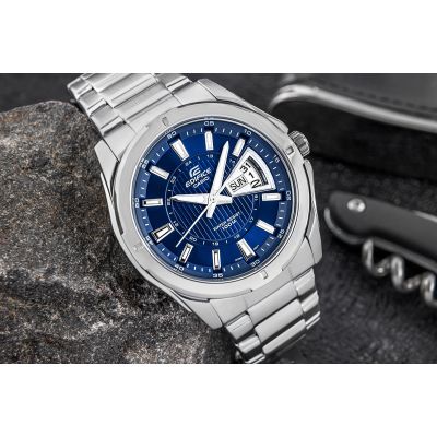 4. Zegarek Męski CASIO EDIFICE EF-129D-2AVEF + BOX