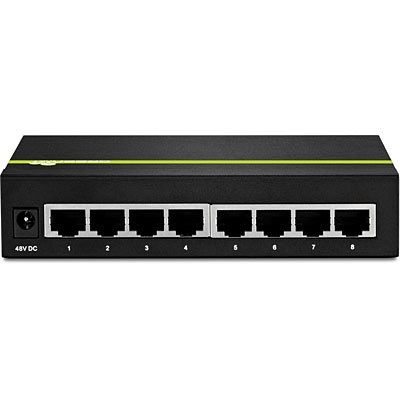 3. Przełącznik TRENDnet 8 portów Gbit PoE+ 123W Metal