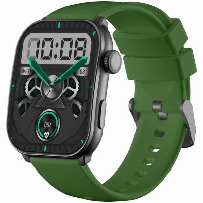 3. Smartwatch Męski GRAVITY GT28-4 Pasek + Bransoleta Zielono Czarny