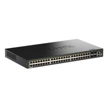 D-Link DGS-1530-52P/E przełącznik sieciowy Zarządzany L2 Gigabit Ethernet (10/100/1000) Obsługa PoE Czarny