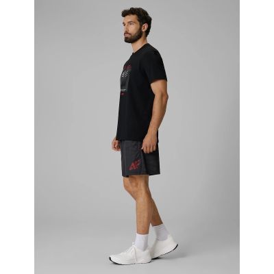 4. T-shirt regular z nadrukiem męski 4F 4FRSS26TTSHM4039-20S