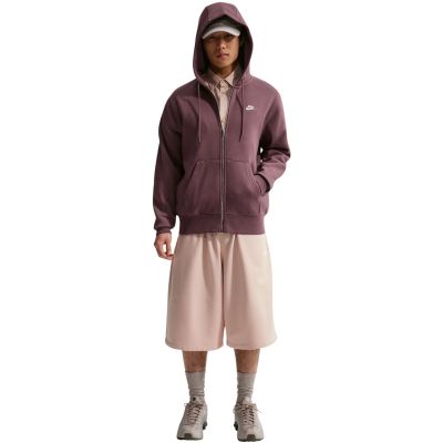 6. Bluza męska Nike Club BB FZ Hoodie brązowa FN3861 502