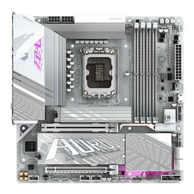 6. GIGABYTE Z890M AORUS ELITE WIFI7 ICE Intel Z890 LGA 1851 (Socket V1) ATX
