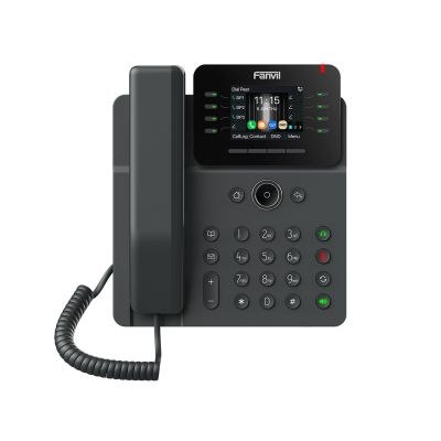 Fanvil V62W telefon VoIP Czarny 12 linii LCD