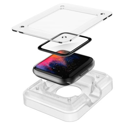 3. Szkło hybrydowe Spigen ProFlex EZ Fit na Apple Watch 4/5/6/SE (44mm)