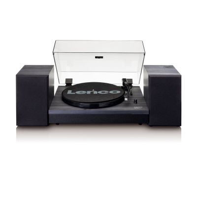 Lenco LS-300 Gramofon z napędem pasowym Czarny Automatyczny