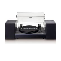 Lenco LS-300 Gramofon z napędem pasowym Czarny Automatyczny