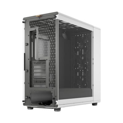 9. Przezroczysta obudowa Fractal Design North XL RC Chalk TG, Midi-Tower, ATX, Szkło hartowane - białe