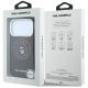 8. Etui Karl Lagerfeld Point & Choupette Sketch MagSafe na iPhone 18 Pro / 17 Pro - burgundowe