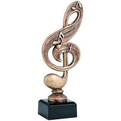 9. Figurka odlewana - muzyka  RTY3859A/BR