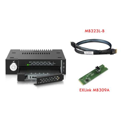 9. IcyDock M.2 PCIe NVMe SSD Mobilny stojak do zewnętrznych 3.5 4i 2x