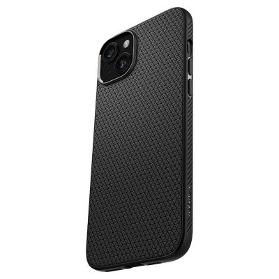 16. Etui Spigen Liquid Air na iPhone 15 Plus - czarny mat