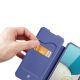 4. DUX DUCIS Skin X kabura etui pokrowiec z klapką Samsung Galaxy A73 niebieski