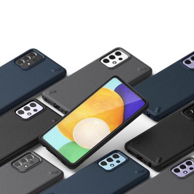 5. Ringke Onyx wytrzymałe etui pokrowiec Samsung Galaxy A72 4G szary (OXSG0038)