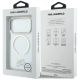 8. Etui Karl Lagerfeld IML KL Script Logo MagSafe na iPhone 17 Pro Max - przezroczyste
