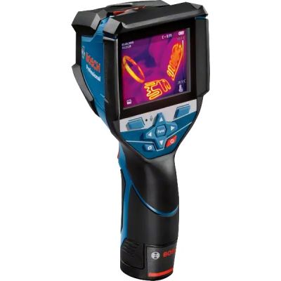 2. Bosch GTC 600 C Noise equivalent temperature difference (NETD) IR Czarny, Niebieski 256 x 192 px Wbudowany wyświetlacz LCD
