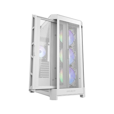 3. Obudowa Cougar Gaming Duoface Pro RGB - Midi Tower - PC - biały - ATX - EATX - micro ATX - Mini-ITX - SSI CEB - Metal - Szkło hartowane - Gry