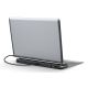10. Stacja dokująca USB-C 12 portowa, max. 8K/30Hz z HDR, HDMI, DP, max. 3 monitory (MST), USB-C 3.2 Gen2, Gigabit Ethernet, SD/Micro SD, Audio, PD 100W