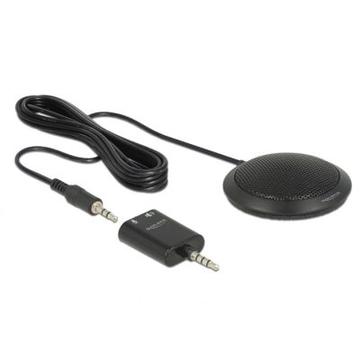 2. DELOCK Kondensator Tischmikrofon omnidir. f.Konferenz +3.5mm