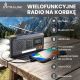 4. Extralink RADIO AWARYJNE BLUETOOTH SOLARNE Z KORBKA DYNAMO POWERBANK 4000MAH Z LATARKA SOS BT-4000 Przenośny Analogowe i cyfrowe Czarny, Pomarańczowy