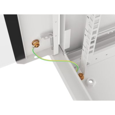 17. Szafa Rack Lanberg  WF01-6415-10S (770mm / 600mm / 450 mm; wisząca; szary)