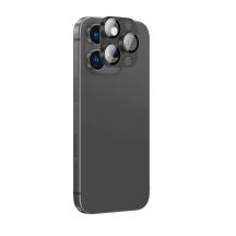 Szkło hartowane AMAZINGTHING Aviation-Grade Alloy Lens na wyspę aparatu do iPhone 16 Pro / 16 Pro Max - czarne