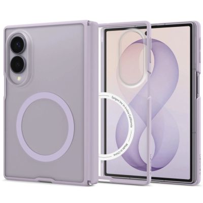 Etui Spigen AirSkin Zero MagFit na Samsung Galaxy Z Fold 8 - jasnofioletowy matowy