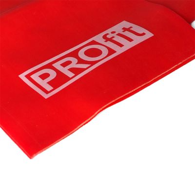 17. Guma Fitness Profit 120*15*0,55 cm czerwona  DK 2227