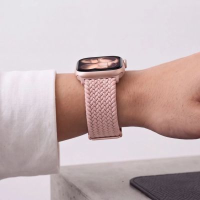 11. Pasek Tech-Protect Nylonmag na Apple Watch 4 / 5 / 6 / 7 / 8 / 9 / SE (38 / 40 / 41 mm) - różowy