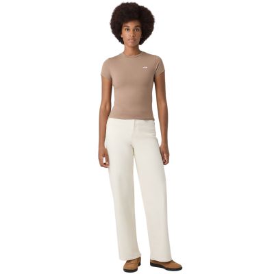 9. Koszulka damska Fila Trivero beżowa FAW1205 70008