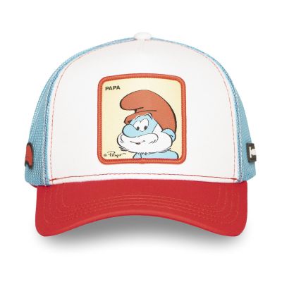 2. Czapka z daszkiem Capslab Smerfy Papa Smerf Trucker - CL/SMU/1/CT/PAPAB