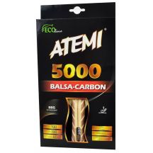 RAKIETKA DO TENISA STOŁOWEGO ATEMI 5000 BALSA CARBON concave