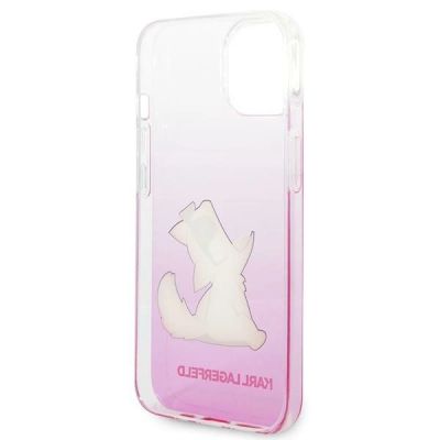 7. Etui Karl Lagerfeld Choupette Fun na iPhone 14 Plus - różowe