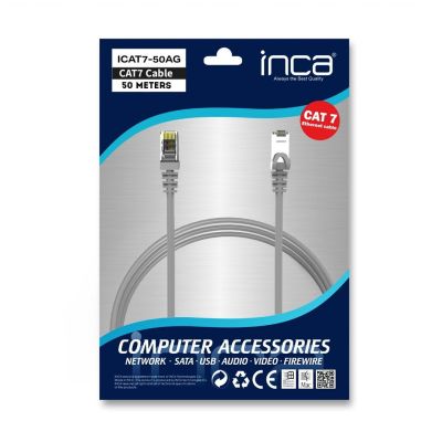 3. Inca ICAT7-50AG kabel sieciowy Szary 50 m Cat7 S/FTP (S-STP)