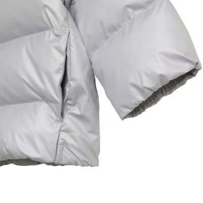 4. Kurtka dla dzieci adidas Synthetic Down Glam srebrna JM8870