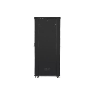 LANBERG SZAFAS TOJĄCA RACK 19" 47U 800X1200 DRZWI SZKLANE LCD CZARNA FF01-8247-12BL