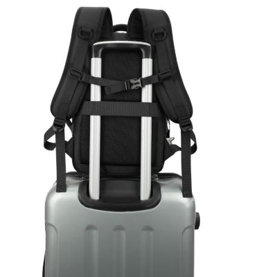 6. Plecak Podróżny Kabinowy z pompką NOVEEN CTB500 Black 40x20x25