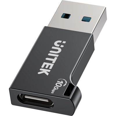 UNITEK ADAPTER USB-A - USB-C 10 GBPS M/F CZARNY