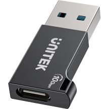 UNITEK ADAPTER USB-A - USB-C 10 GBPS M/F CZARNY
