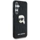4. Etui Karl Lagerfeld Leather Monogram Pin Logo Karl Head Samsung Galaxy S25 czarny