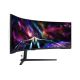 3. Samsung Odyssey S57CG954NU monitor komputerowy 144,8 cm (57") 7680 x 2160 px 8K Ultra HD QLED Czarny, Biały