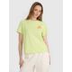 T-shirt oversize z nadrukiem damski 4F 4FRSS25TTSHF3160-73S