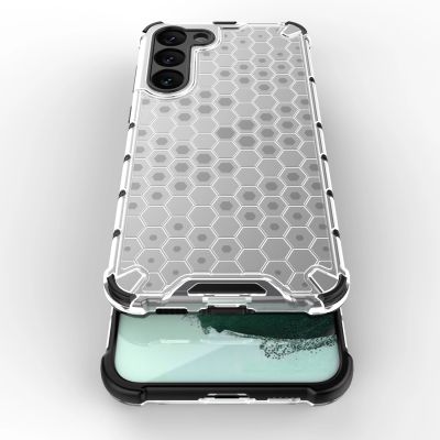 5. Honeycomb etui do Samsung Galaxy S23+ pancerny hybrydowy pokrowiec niebieskie