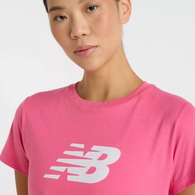 3. Koszulka New Balance Sport Jersey Logo T-Shirt W WT43582DAB